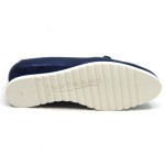 Softwaves mocassin blauw leder 7.67.55